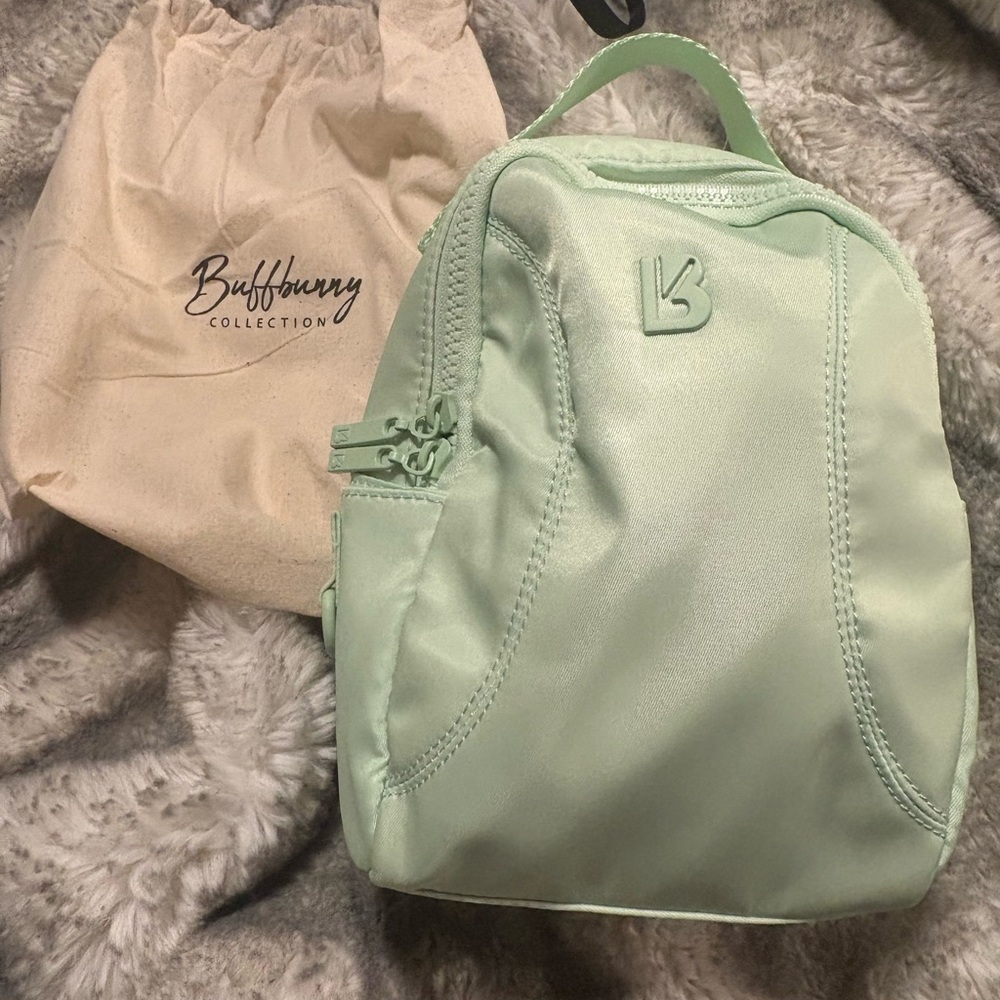 Buffbunny mini gamechanger backpack purse, mint NIB